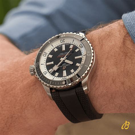 breitling superocean black and yellow|superocean automatic 46 black steel.